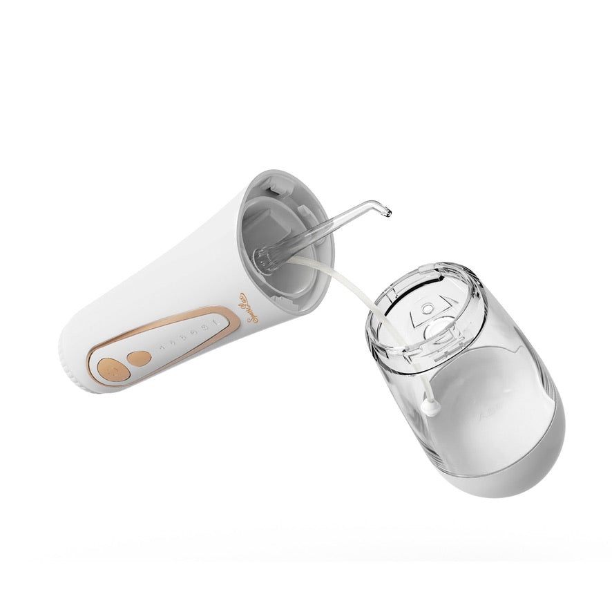 Limpiador bucal portátil SparkLux Jet, Limpieza profunda, Pulso de potencia, Depósito de 340ml