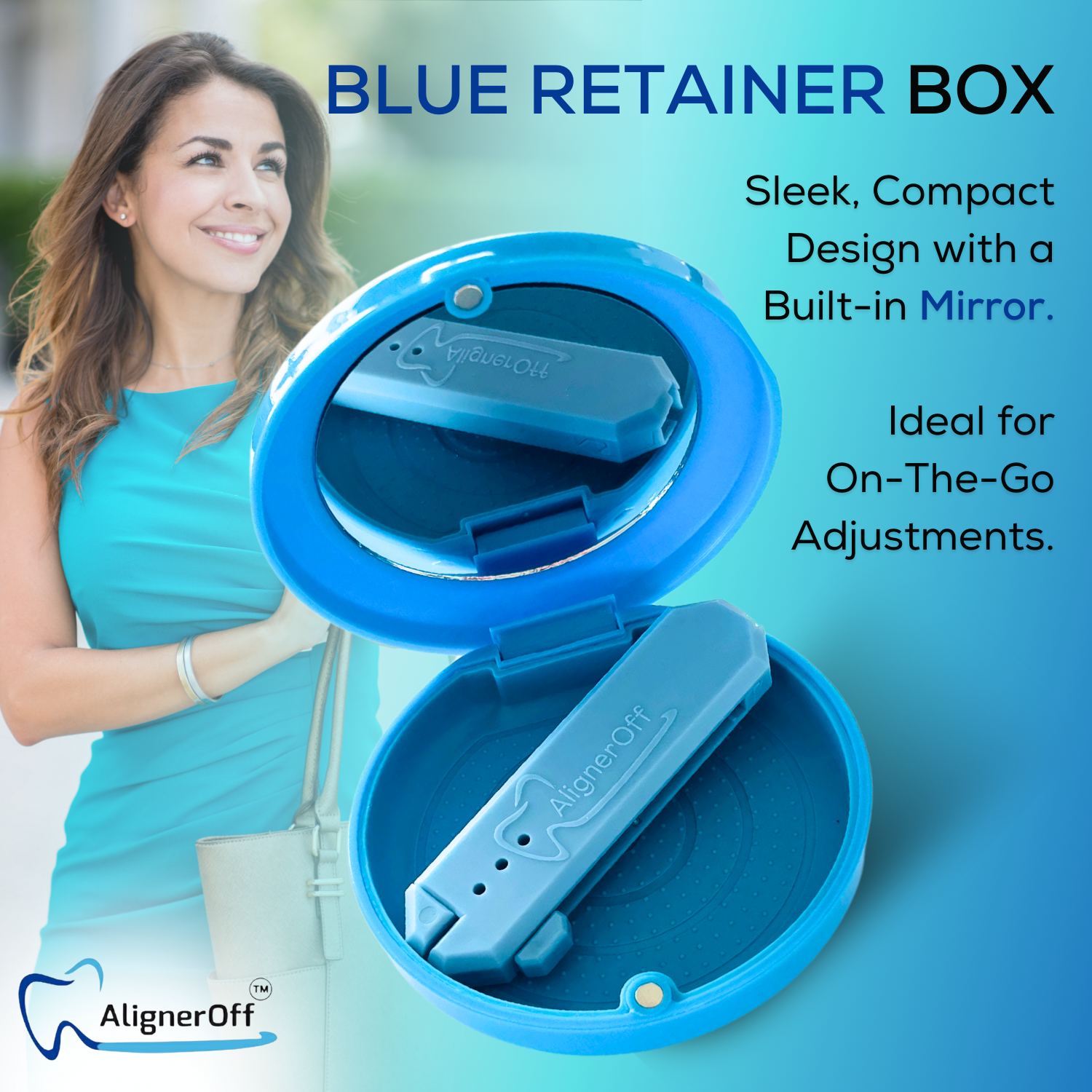 Magnetic AlignerOff Case w/ Mirror