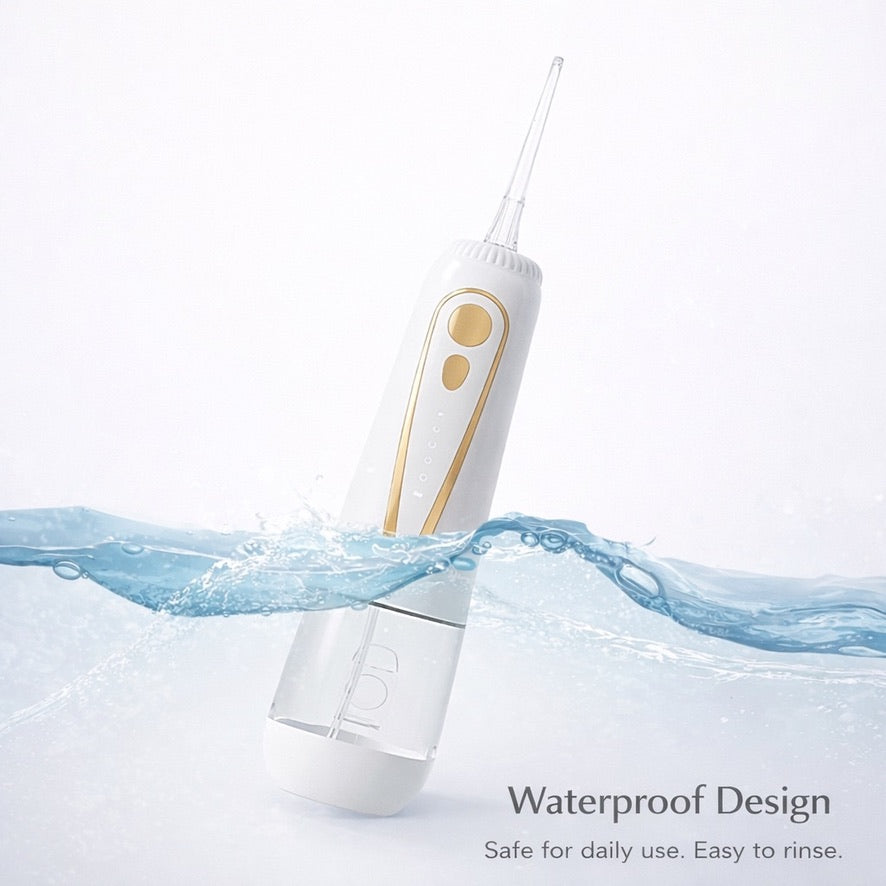 Limpiador bucal portátil SparkLux Jet, Limpieza profunda, Pulso de potencia, Depósito de 340ml