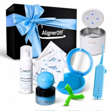 AlignerOff™ Prestige Elite Collection Set | 8-Piece Complete Aligner Care System