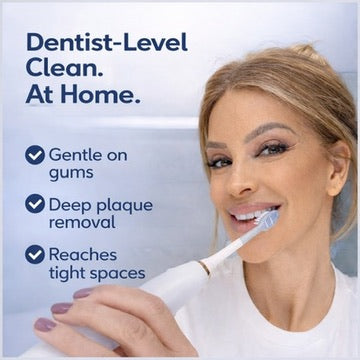 Cepillo de Dientes Sónico SparkLux, Limpia hasta 10 veces Mejor que un Cepillo de Dientes Manual, Diseñado y Recomendado por Profesionales Dentales